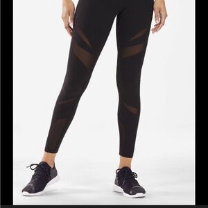 Define PowerHold Black Mesh Panel 7/8 Leggings